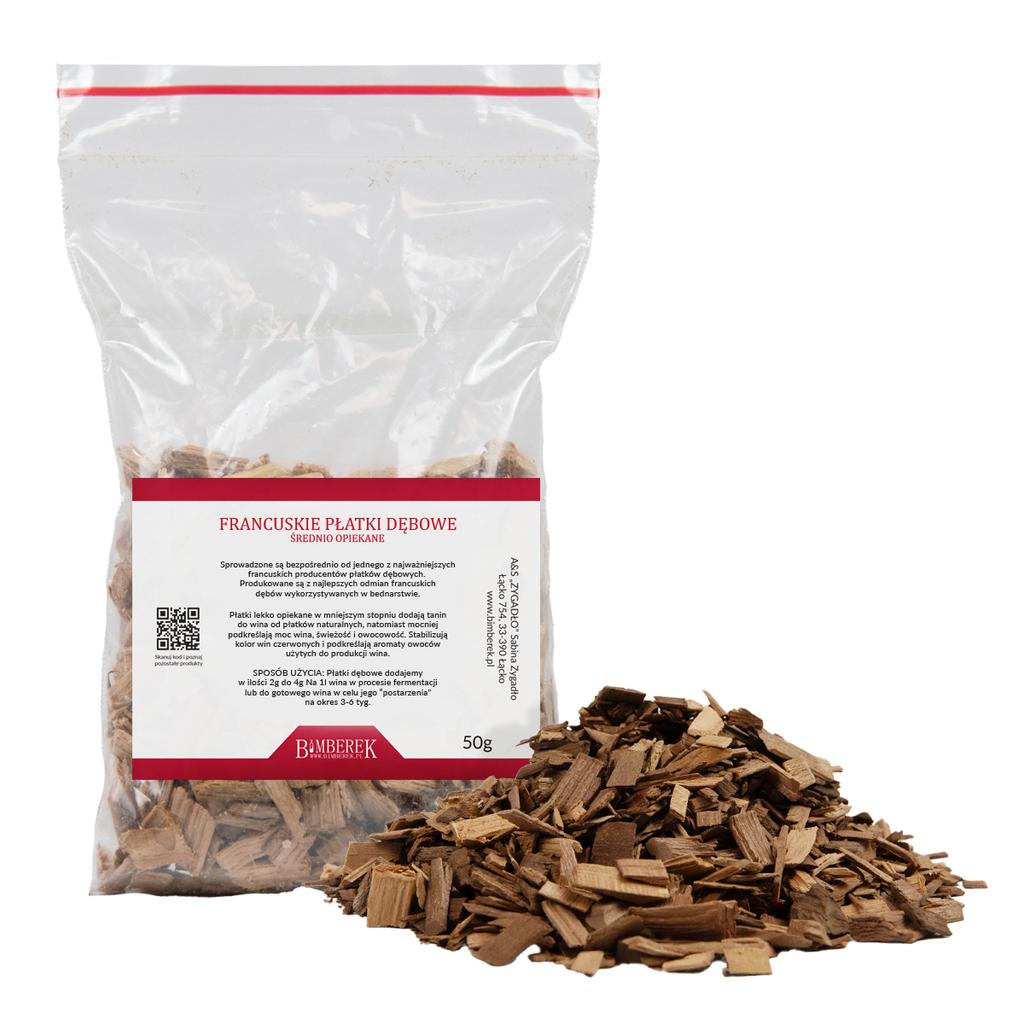 Medium Toasted French Oak Flakes 50G For Wine Better Taste And Aroma