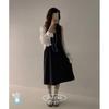 The Pink V Neck Nylon sleeVeless Long Dress 4 Colors