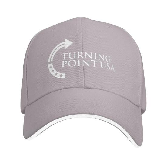 Turning Point USA Charlie Kirk Hat Unisex Adjustable Baseball Cap for Men Women Vintage