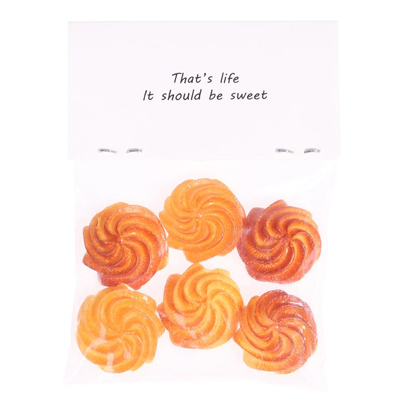 1 Bag 1/12  Miniature Simulation Bread Fruits Dollhouse Miniature Food Breakfast Snack Dessert Cookie Donuts Candy Kitchen Toys