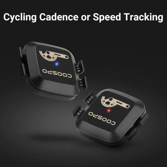 BK467 Kadenz- und Geschwindigkeitssensor Dual-Mode RPM-Monitor mit Bluetooth 4.0 und ANT für Wahoo und Garmin Fahrradcomputer