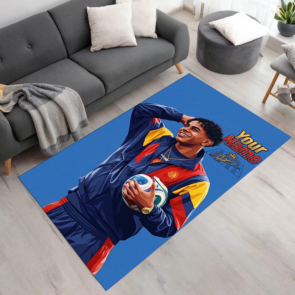 Yamal Customize Your Name Floor Rug Office Rug Suitable for Hallway Bedrooms Decorate room Outdoor Anti-slip Rug Office home decor