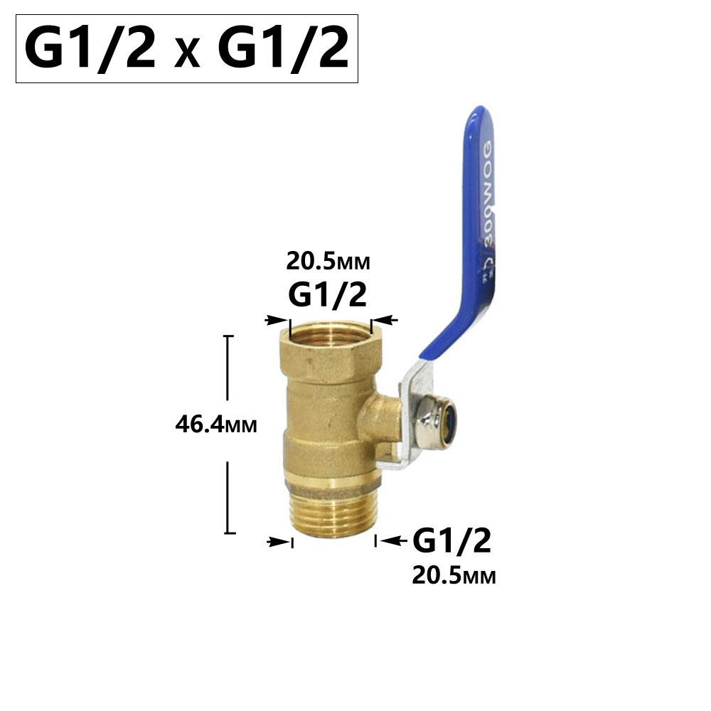 

G1/2 G3/4 G1 Brass Thread Connector Valve Fittings Copper Metal Male Female Threaded Water Pipe Connector
