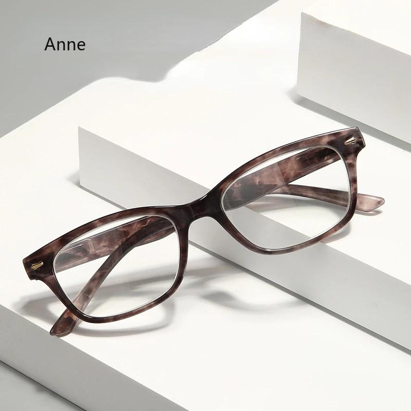 Reading Glasses for Women,Classic Colorful Readers Eyeglasses Ladies,Lightweight Flexible Spring Hinge,Round/Oval/Square Frame