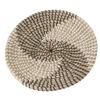 Woven Wall Basket Decor Handcrafted Seagrass Hanging Baskets Multifunction Woven Insulation Pad for Living Room Kitchen