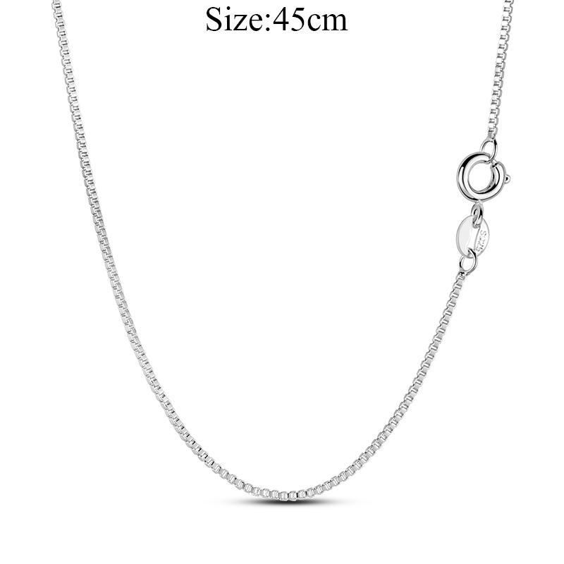 New 925 Sterling Silver Fashion Chunky Infinity Knot Pendant Necklace Snake Chain Collar O Pendant T Bar Necklace For Women Gift