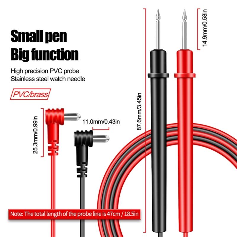 Portable Multimeter 1999 Counts Digital Multimeter Voltmeter Auto-Ranging for Testing Voltage Current Resist Continue