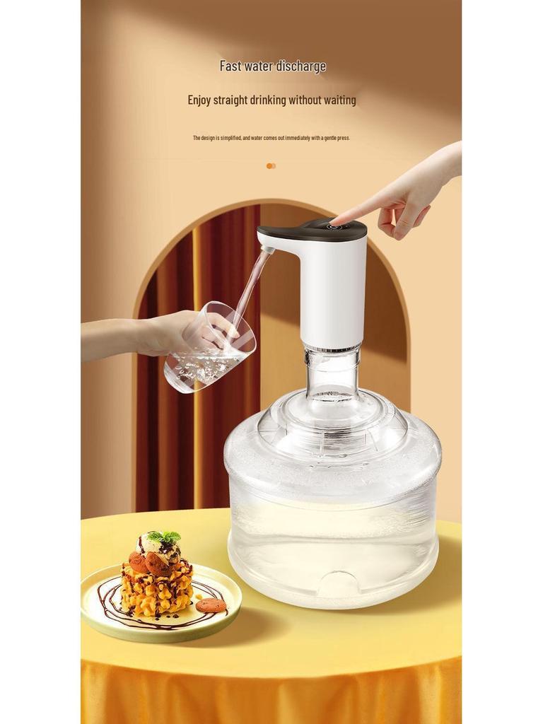 Rongsida Electric Self-Priming Portable Water Dispenser, Fully Automatic Pump for Bottled Water