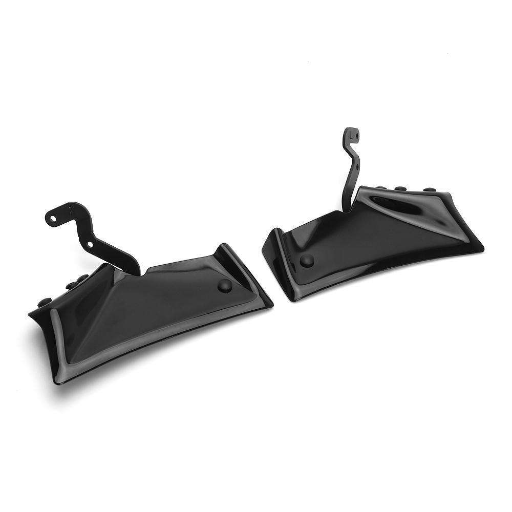 Спортивные мотоциклетные аэродинамические передние спойлеры для Yamaha MT 10 MT-10 mt10 MT10 SP 2022 2023 2024 чёрный