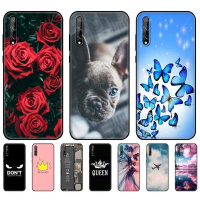 For Huawei Y8P Case 6.3" Soft Silicon Tpu Phone Cover On Huawei Y8p 2020 Y 8P AQM-LX1 Back Huaweiy8p Bumper Funda Black Tpu Case