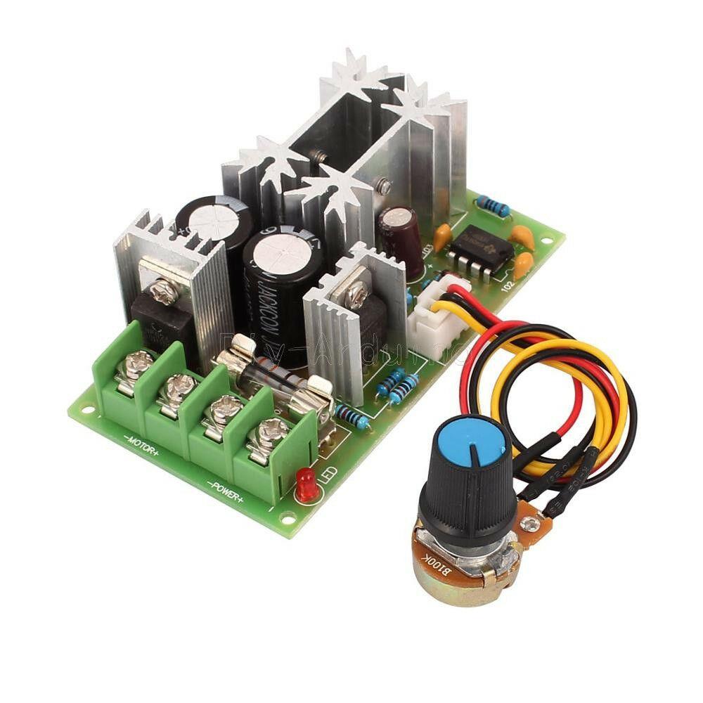 20A DC6-60V PWM Motor Speed Controller Module Dimmer Current Regulator+ Display