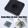 Not Clog Drain Guards Flexible Silicone Hair Catcher Reusable Strainer Odor Prevention Simple For Sink Shower Bathtubs