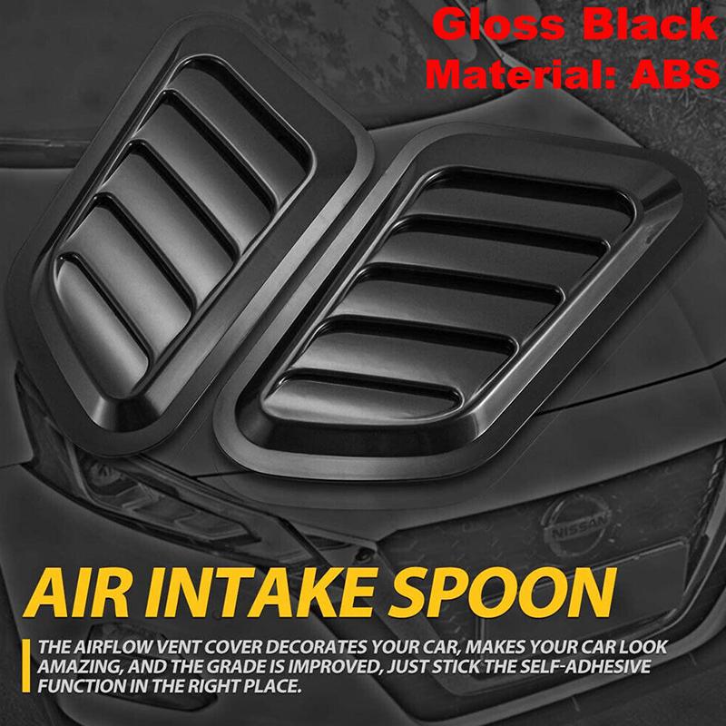 2Pcs SUVs Cool Trucks Easy Installation Auto Parts Distinctive Universal for Cars Vent Decor Cove Plastic