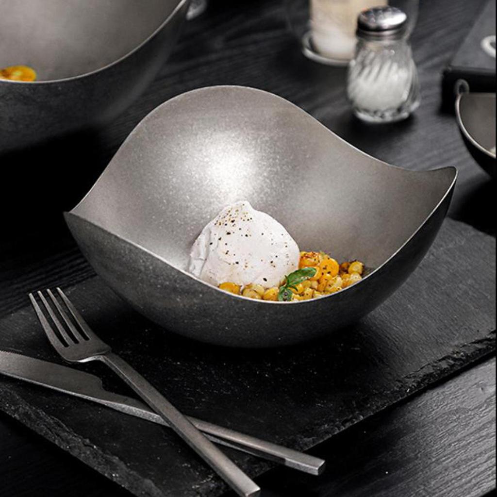 Servierschüssel zum Kochen, kreativ, Vintage, unregelmäßige Form, Dessert, Obst für die Küche