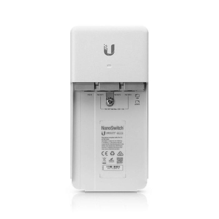 Ubiquiti NanoSwitch N-SW Commutateur 4 X 10-100-1000 (PoE) PoE Passif