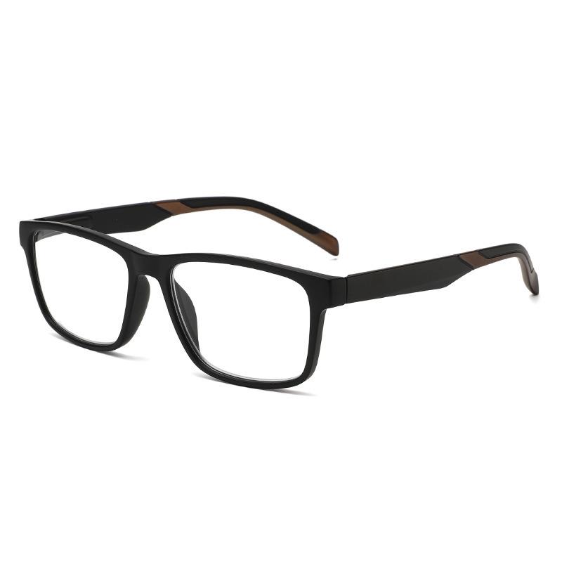 European & American Fashion Anti-Slip Square Frame Reading Glasses with Anti-Blue Light Protection