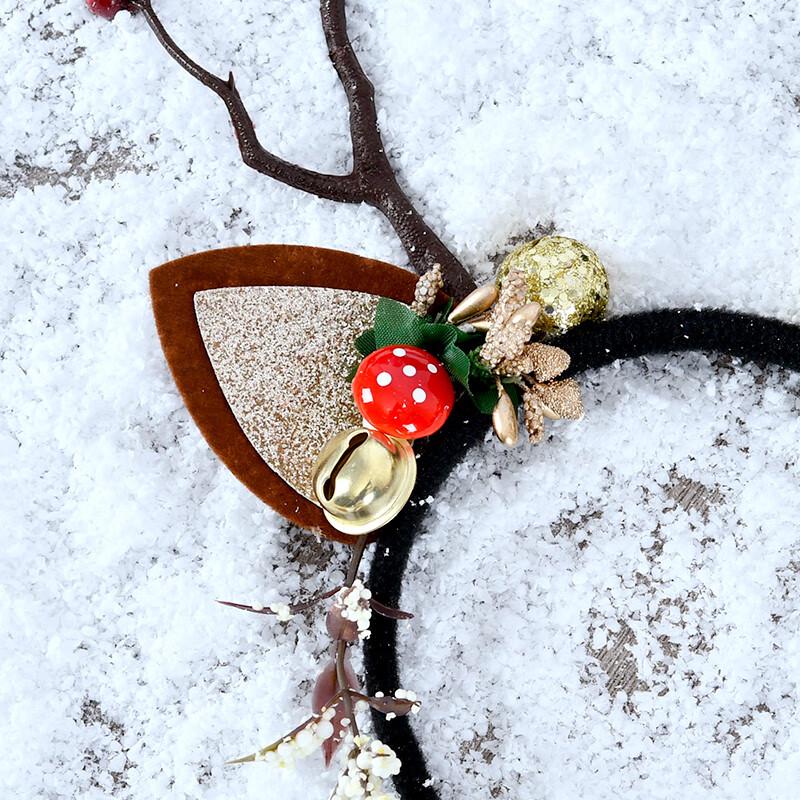 Christmas Forest Reindeer Headband