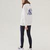 MLB Sweatshirts Unisex Ivory White Crew Neck Moderate Regular 31MTC2941-50I