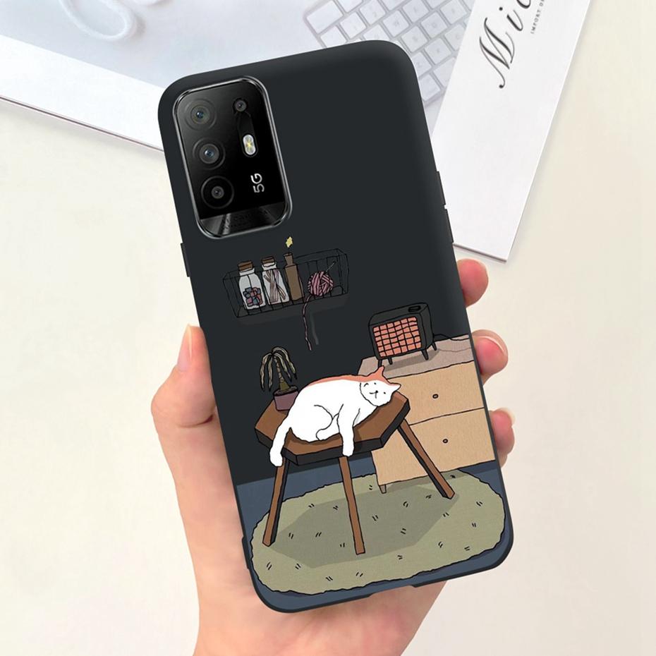 Fashion Case For OPPO Reno5 Z CPH2211 Soft Silicon Shockproof Protective Cover For Oppo Reno 5Z 5G Phone Cases