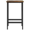 Bar Stool Smoked Oak 40 X 32 X 74 Cm Engineered Wood