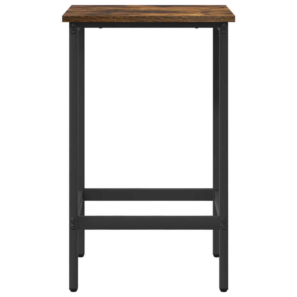 Bar Stool Smoked Oak 40 X 32 X 74 Cm Engineered Wood