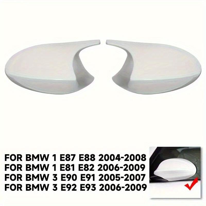

1 pair of white replacement rearview mirror covers, suitable for streamlined design of BMW 3 series streamlined design, XS білий