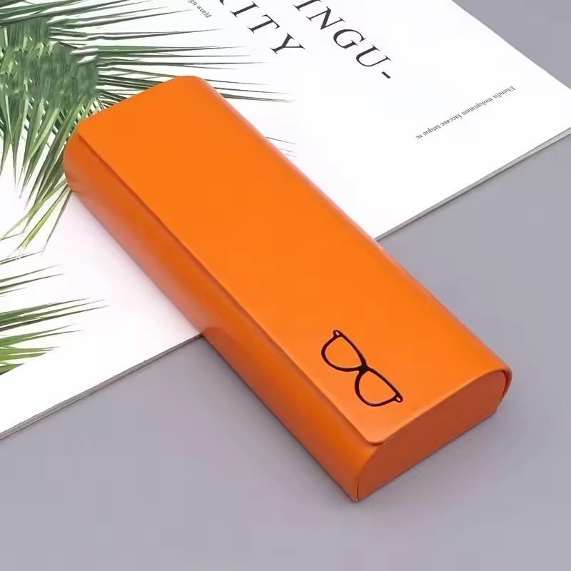 PU Leather Glasses Case Box Portable Fashion Myopia Glasses Sunglasses Storage Box Anti-pressure Eyeswear Mirror Case Bag