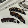 2026 Korean Retro Large Acetate Banana Clip for Thick Hair - Textured High-End Twist Style