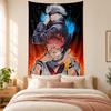 Jujutsu Kaisen Wandteppich hohe Qualität zur Dekoration von Wohnzimmer Schlafzimmer Studentenwohnheim Wänden ideal als Schlafzimmer Wandkunst oder Weihnachtsgeschenk