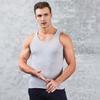 Gilet Homme Col Rond Sans Manches Coupe Ajustée Débardeurs Doux Respirant Hauts à Superposer Sensation Sans Couture Gilet Basique Tenue Quotidienne