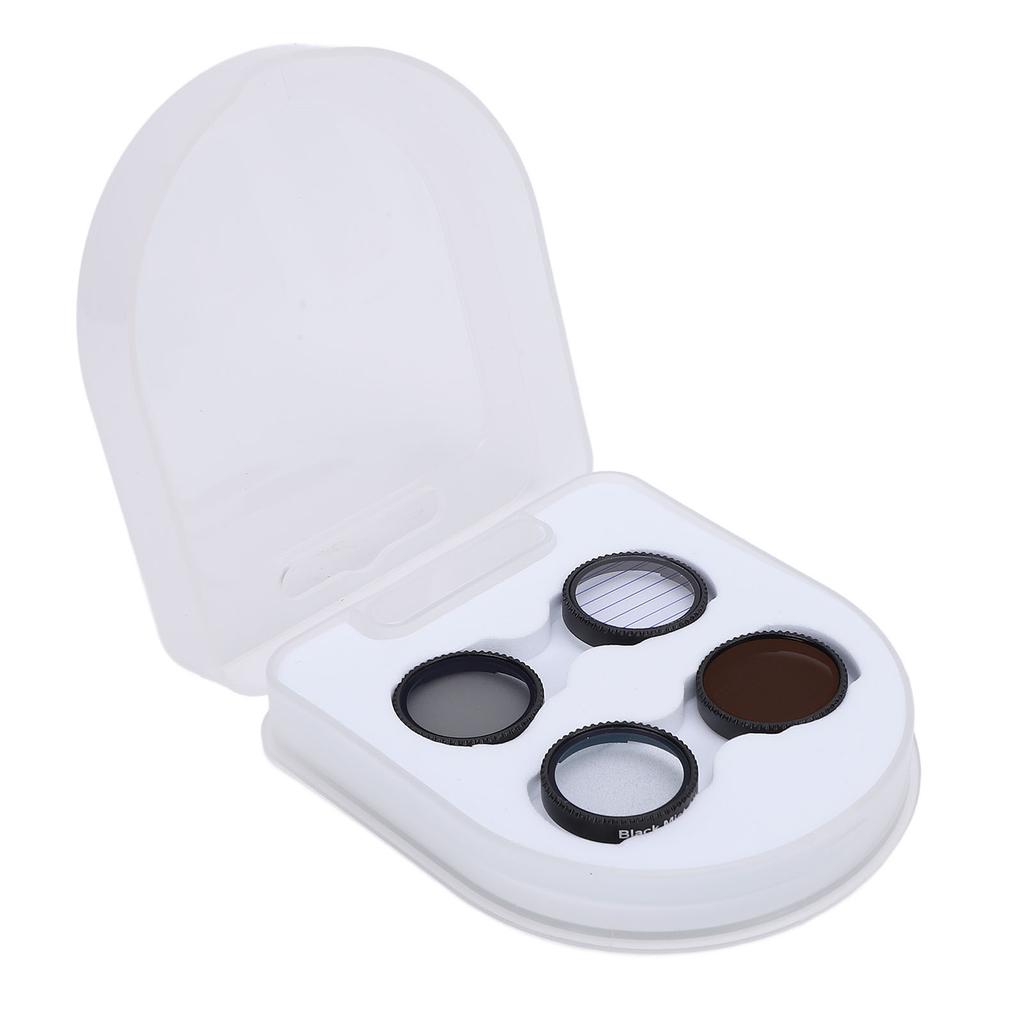 4 in 1 Drohnen-Objektivfilter-Set für NEO Optisches Glas ND8 CPL Blue Streak Black Diffusion 14 Filter