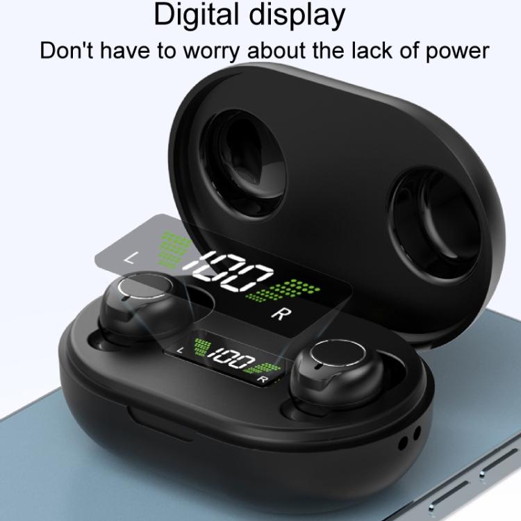 1 paire d'aides auditives rechargeables semi-intra-auriculaires amplificateur de son pour personnes âgées