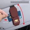 Leather Car Sun Visor Sunglasses Clip Eyeglasses Holder Auto Interior For Chevrolet  Matiz Onix Camaro Cobalt Beat Groove Equino