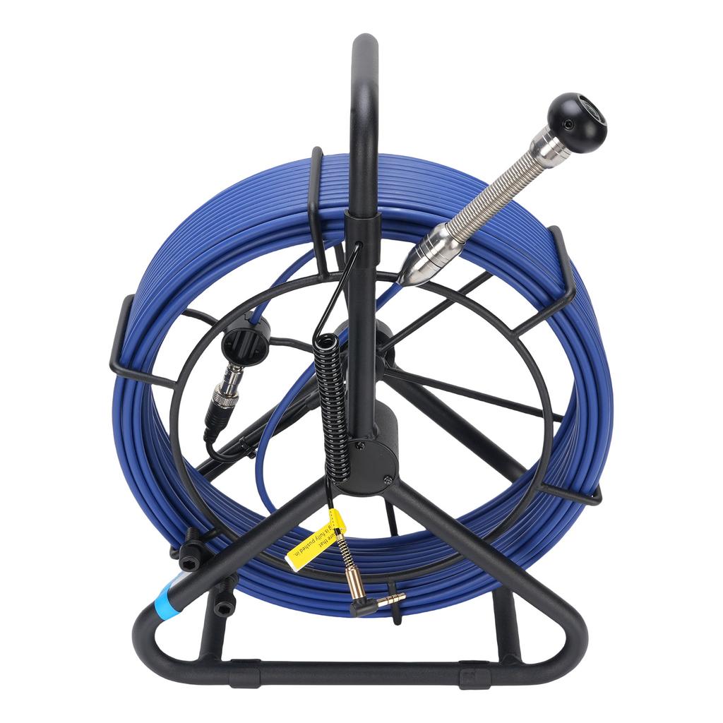 30M Sewer Camera 18mm 1080P IP68 Water Proof 4.3 Inch Screen DVR Recording 32GB Small Memory Card Drain Pipe Borescope