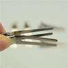 500pcs/bag 45mm Double Prong Alligator Hair Clips Flat Metal Boutique Hairpins With No Teeth for DIY Hair Styling Accessory