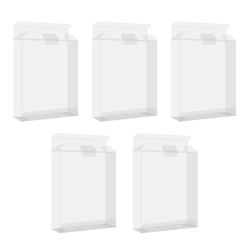 

5pcs Game Cartridge Protective Case Organizers Storage Solution Clear PET Material For Long Lasting Display Home Display 1