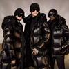 Black Diamond Long Down Cotton Jacket with Graphene Lining and Heating Black Warrior Black Gold Long Cotton Jacket Thickened European Product