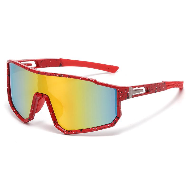 Cross Border New Riding Sunglasses Windproof European American Integrated Outdoor Sports Goggles Fashionable Colorful