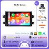 Android 14 for Suzuki SX4 2006-2013 Car radio For Fiat Sedici multimedia player Autoradio GPS navigation Carplay SWC HeadUnit
