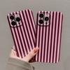 Vertical Stripes Phone Case For Redmi Note 14 13 12 Pro Plus 9A A3 Glossy Hard PC Shockproof Bumper Back Cover Coque
