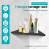 Wall Mount Shower Corner Shelf No-drill 304 Stainless Steel Corner Shampoo Body Wash Storage Organizer for Bathroom Glass Shelf