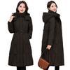 Winter New Style Figure-flattering Over Knee Medium and Long Cotton-padded Clothes 2025 Down Cotton Coat