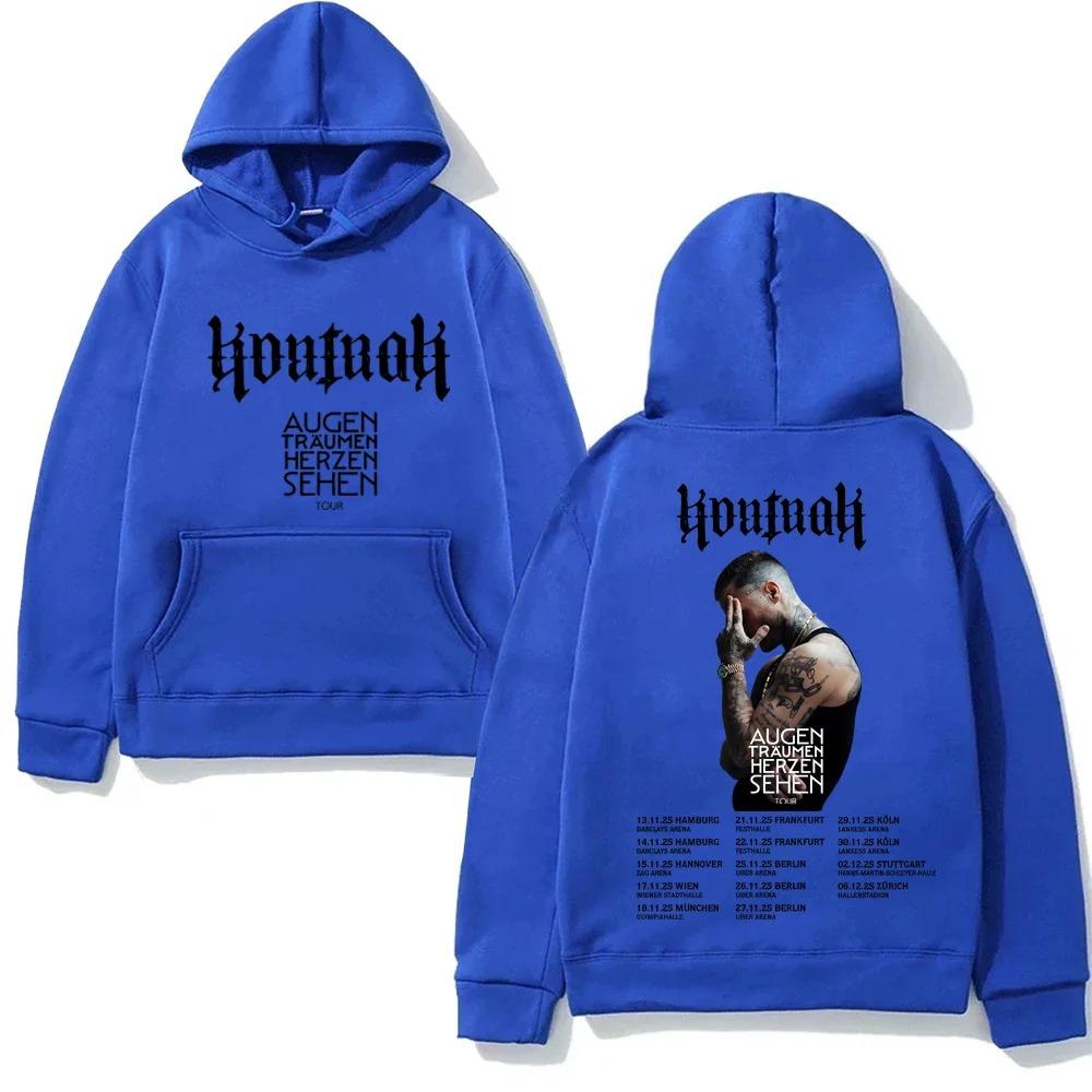 Kontra K Hoodie GraphicPrint Punk Sweatshirt AUGEN TRÄUMEN HERZEN SEHEN TOUR Popular Clothing Sudaderas Unisex Pullovers