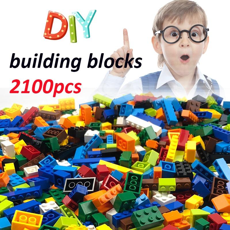 Buy Building Blocks City DIY Creative Bricks Bulk Model Figures ...