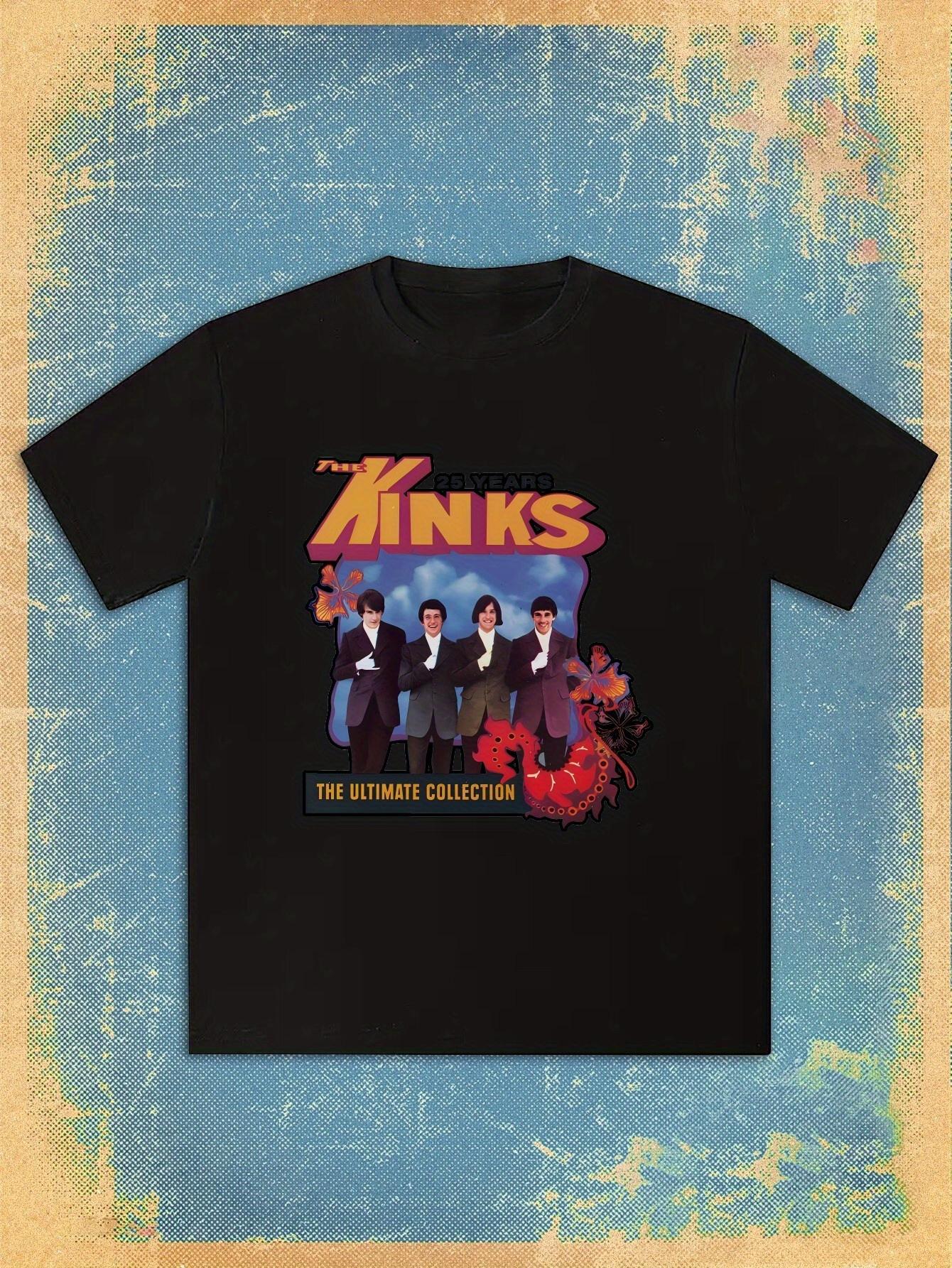 T-shirt Black with The Kinks XL
