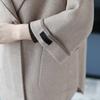 Middle-aged and Elderly Women's Tops Big Size Loose Knitted Cardigan Spring and Fall Jacket
