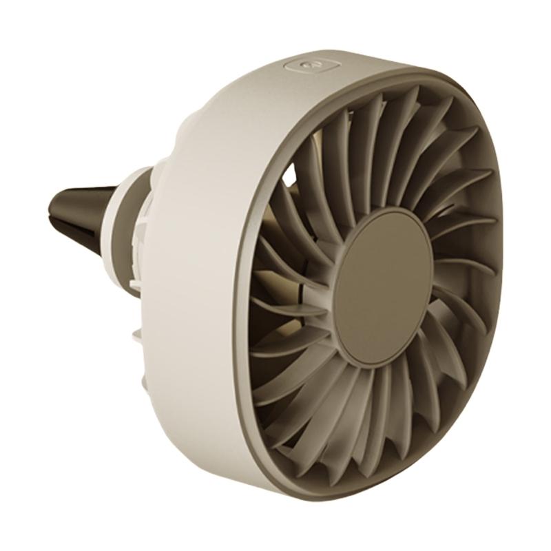 

Portable USB Car Vent Fan Colorful Led Light 360 Degree Rotation Quiet Mini Cooling Fan for Vehicle Truck Suv белый