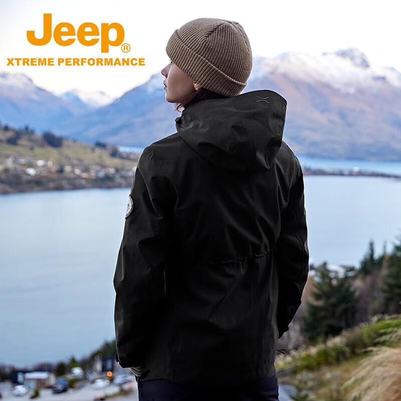 Jeep Women's 3-in-1 Waterproof Fleece Outdoor Jacket