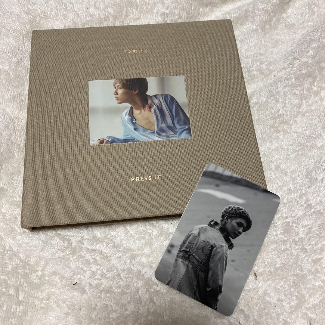 

[USED] TAEMIN PRESS IT Album + Photocard