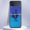 Johnny Hallyday Music Coque Phone Case For Samsung Galaxy Z Flip 6 5 4 3 5G Black Hard Cover ZFlip6 ZFlip5 ZFlip4 ZFlip3 Fundas